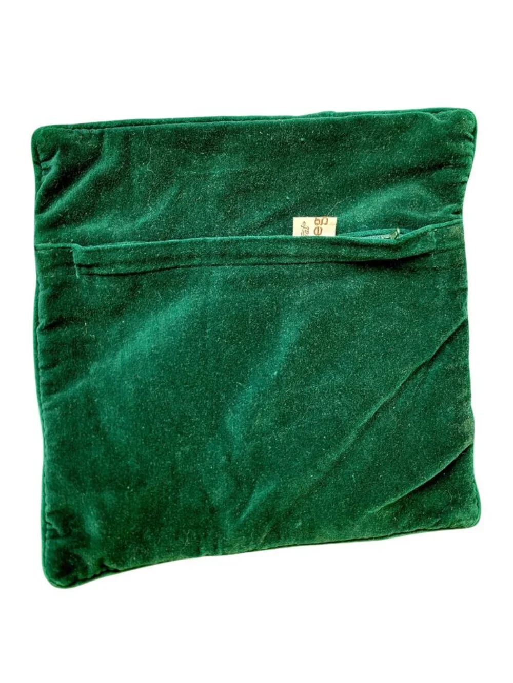 Vintage 90s Vegetable Pillow Case Set Carrot Cabbage Home Decor Velvet Burlap 3
